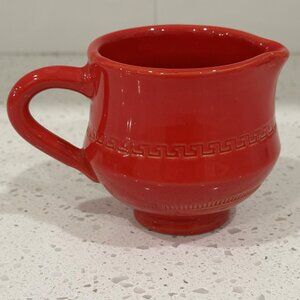 Vietri Tomato Red Creamer BELLEZZA